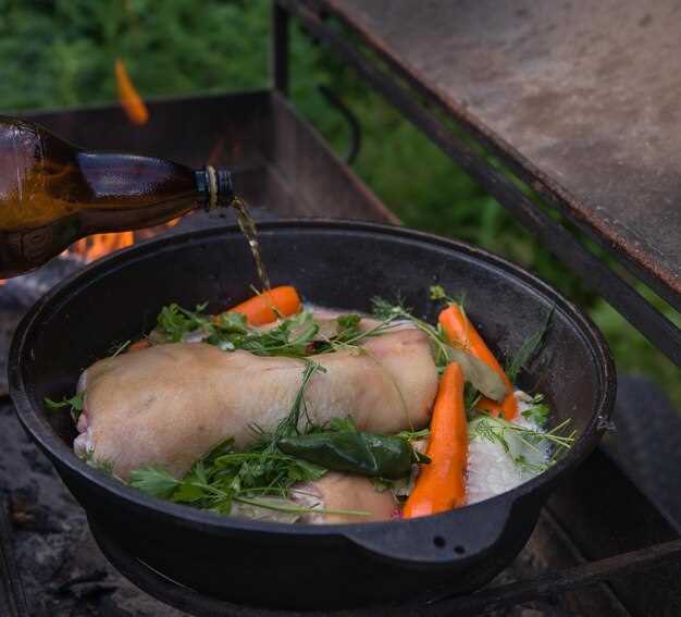 Подготовка и выбор ингредиентов для курицы на банке
