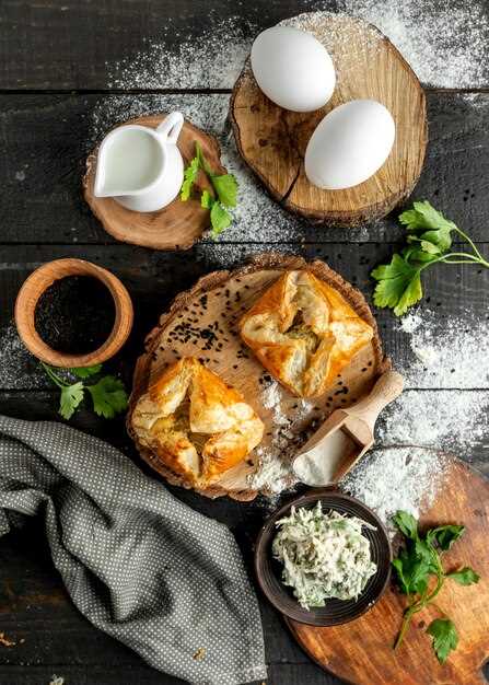 Подготовка ингредиентов и подбор продуктов для курника