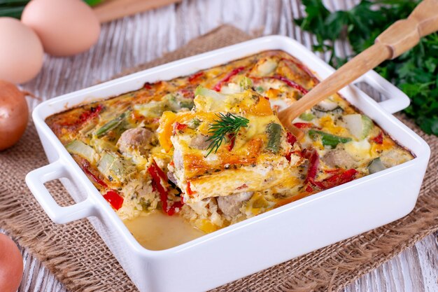 Основы приготовления лазаньи с фаршем и овощами