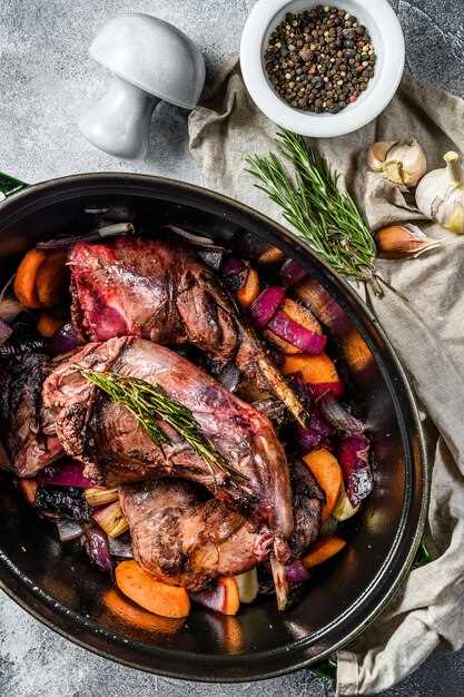 Кролик sous-vide с травами и цитрусами
